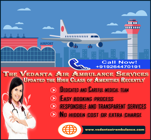 Vedanta-Air-Ambulance-kolkata-ranchi